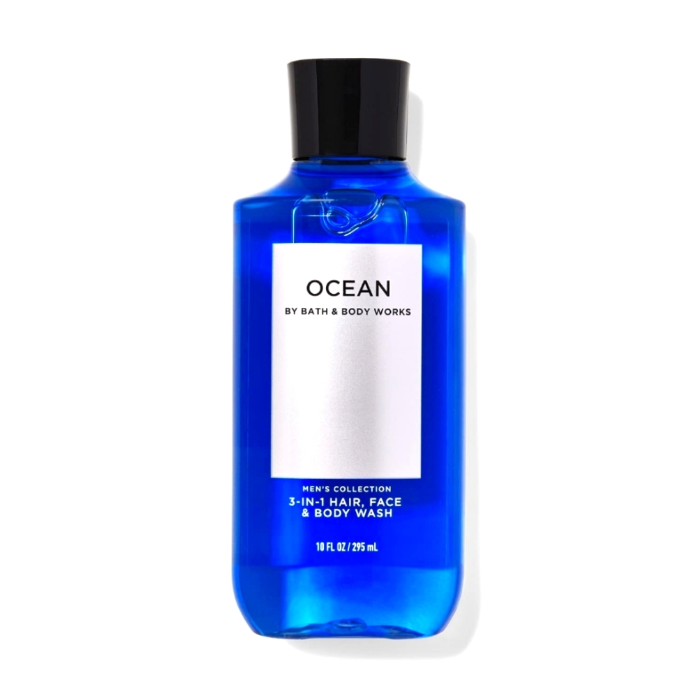 Bath & Body Works Men's Collection 3-In-1 Hair, Face & Body Wash 10oz (Ocean)